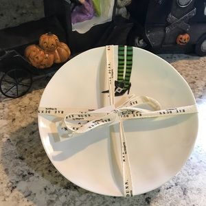 Rae Dunn Halloween melamine plate set wicked witch